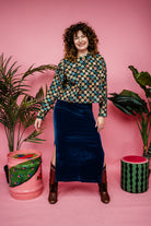 Liberty Needlecord Batwing Top in Arabian Story - Megan Crook