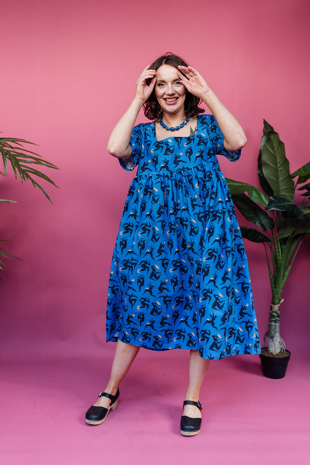 Smock Dress in Blue Ladies - Megan Crook