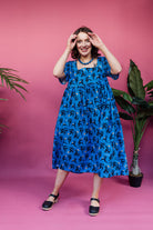 Smock Dress in Blue Ladies - Megan Crook