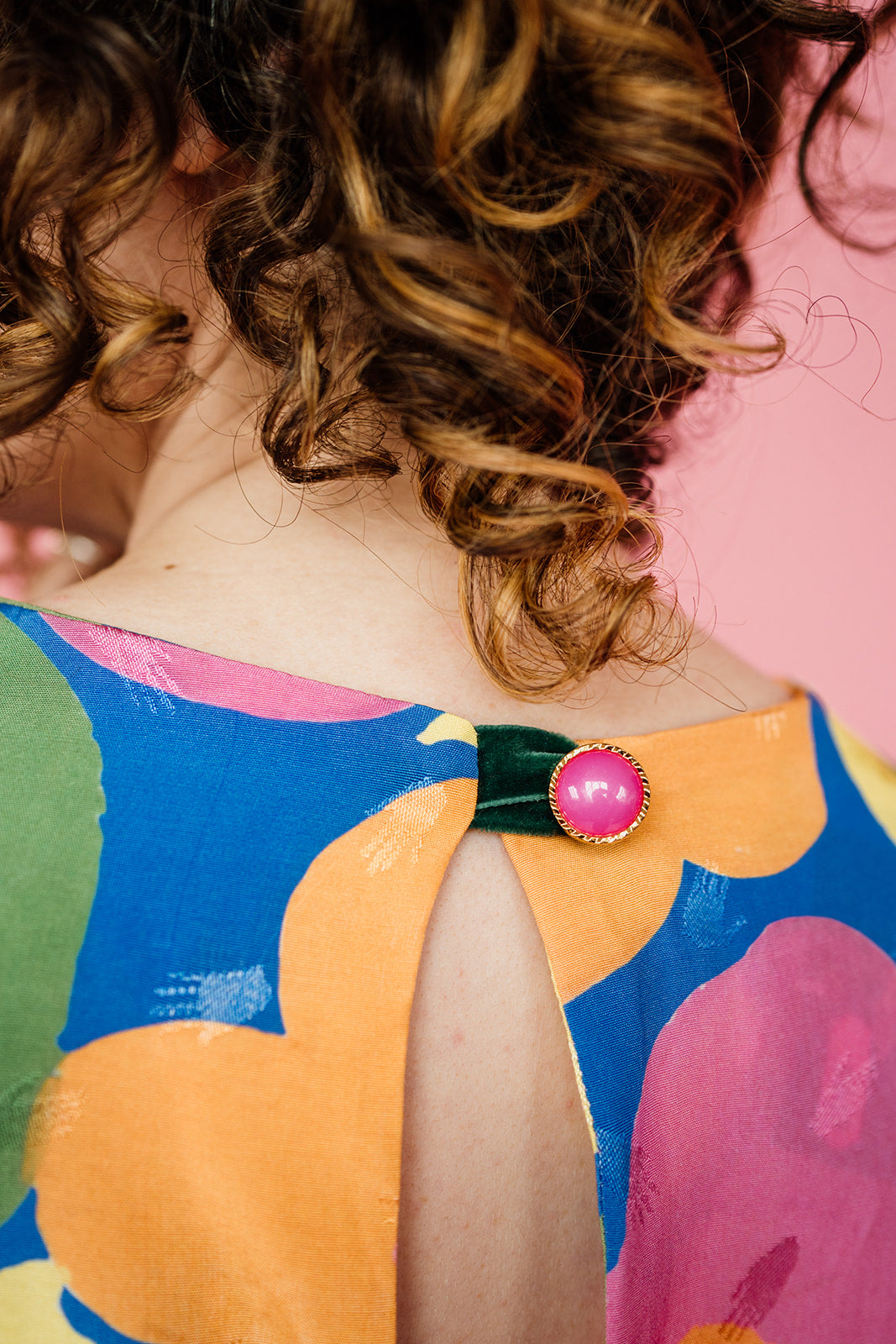 SALE - Twiggy Dress in Blue Floral - Megan Crook