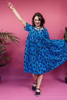 Smock Dress in Blue Ladies - Megan Crook