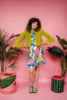 SALE - Twiggy Dress in Blue Floral - Megan Crook