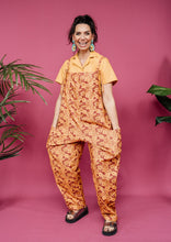 Load image into Gallery viewer, Needlecord Dungarees in Retro Floral