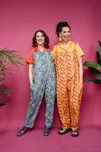 Load image into Gallery viewer, Needlecord Dungarees in Retro Floral