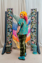 Shift Top in Green Paradise - Megan Crook