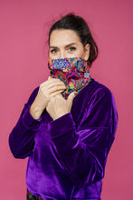 Load image into Gallery viewer, Jersey Snood in Rainbow Drip