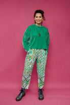Velvet Batwing Top in Jade + 1 Colour - Megan Crook