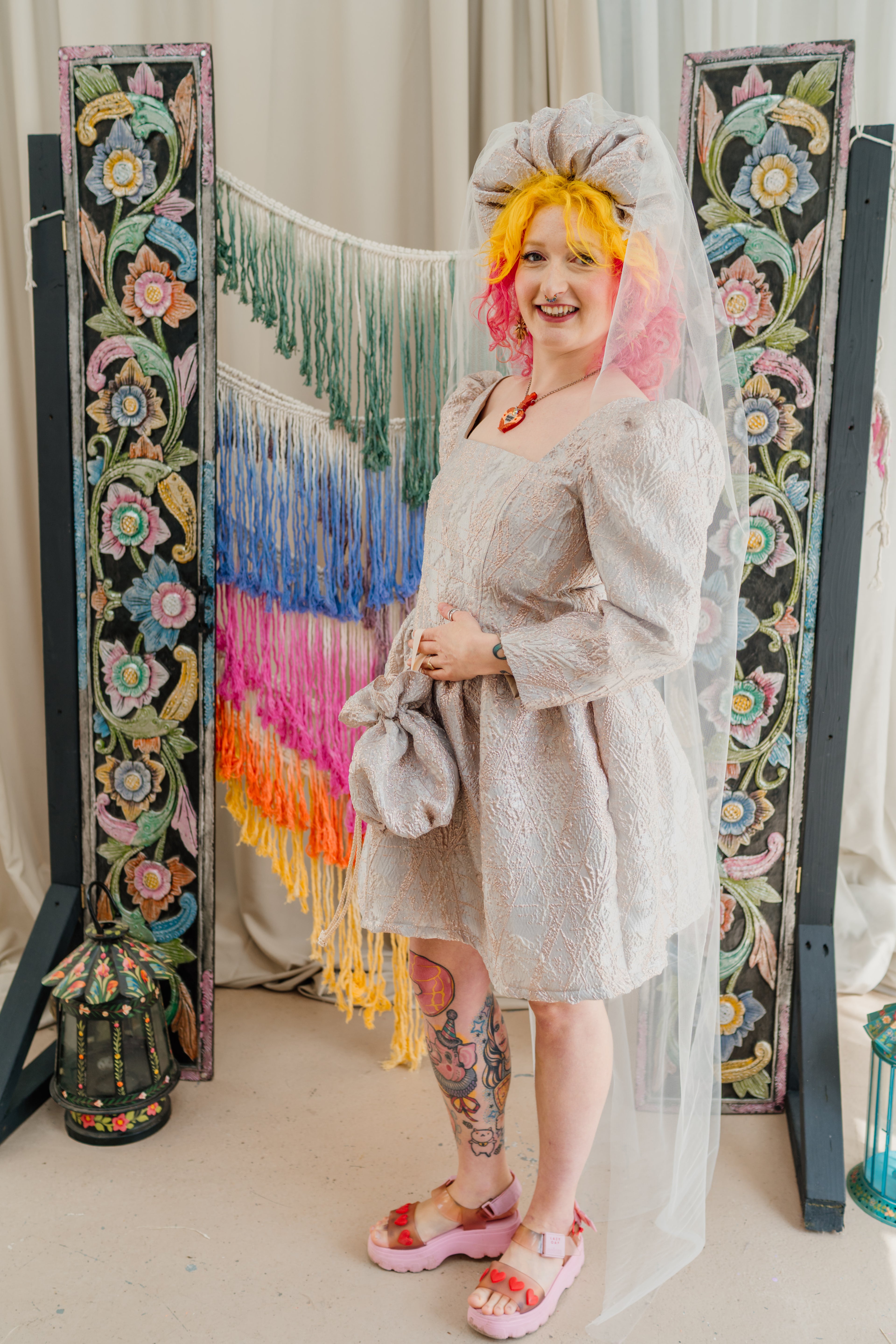 Regency Dress in Ivory - Megan Crook