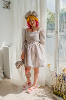 Regency Dress in Ivory - Megan Crook
