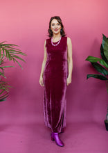 Load image into Gallery viewer, Velvet Maxi Dress in Dusty Rose