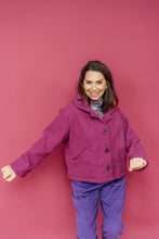 Load image into Gallery viewer, Boucle Chore Jacket in Mauve