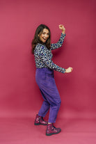 * Long Sleeved Turtleneck in Snow Leopard - Megan Crook