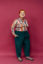 Tapered Trousers in Diesel Cord - Megan Crook