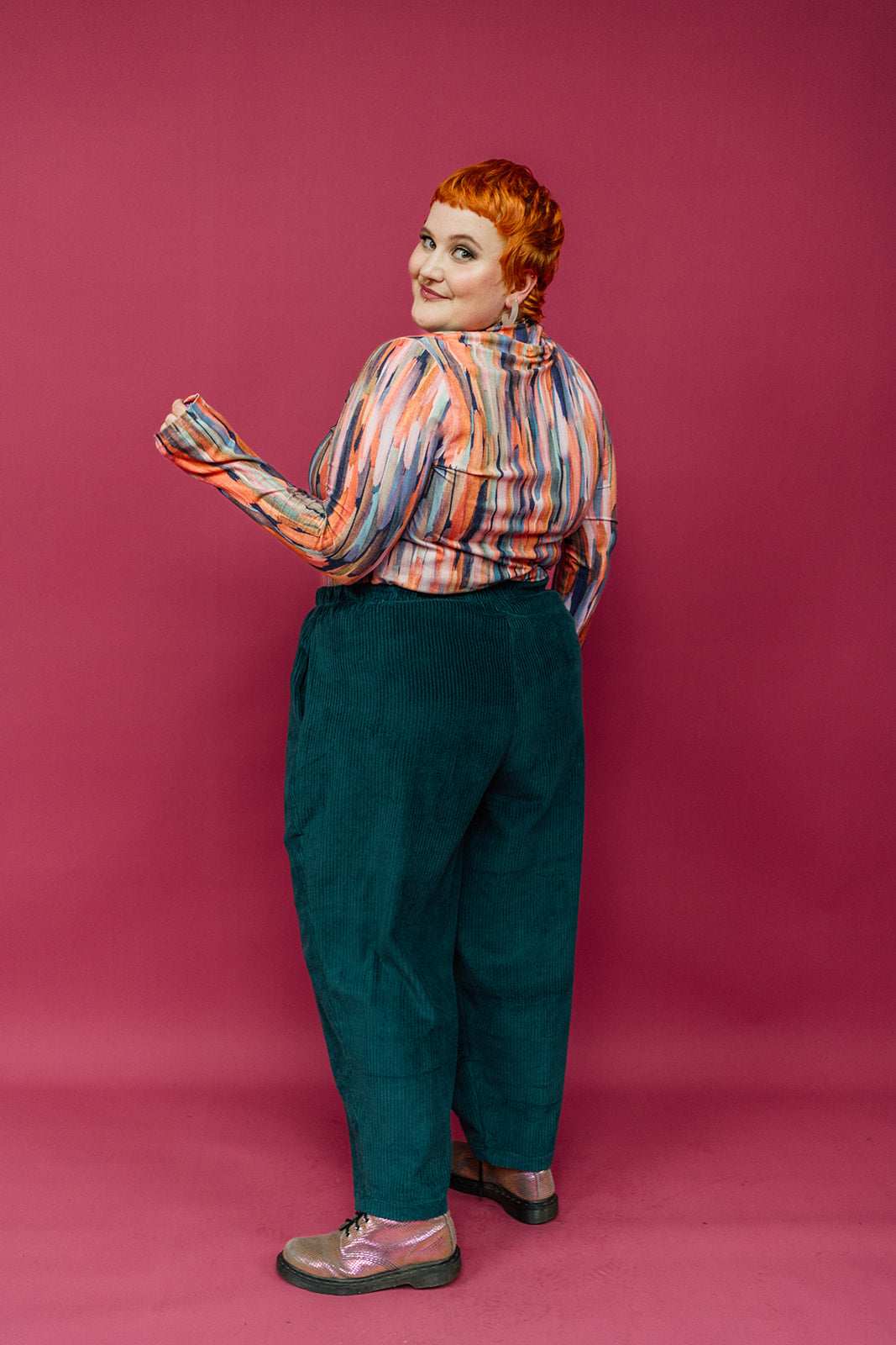 * Long Sleeved Mock Turtleneck in Desert - Megan Crook