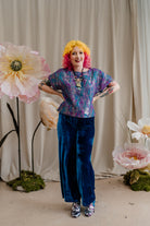 Shift Top in Purple & Teal + 7 Colours - Megan Crook