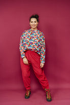 Tapered Trousers in Brick Cord - Megan Crook