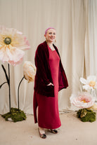 Velvet Jacket in Burgundy - Megan Crook