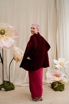 Velvet Jacket in Burgundy - Megan Crook