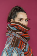 Load image into Gallery viewer, Reversible Snood in Neutral Triangle