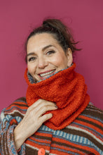 Load image into Gallery viewer, Reversible Snood in Neutral Triangle