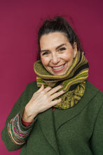 Load image into Gallery viewer, Reversible Snood in Olive Knit