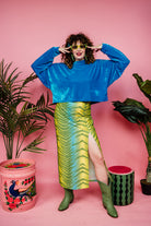 Velvet Batwing Top in Turquoise + 2 Colours - Megan Crook