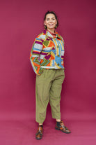 Knitted Box Jacket in Multi Knit - Megan Crook