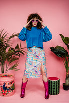 Velvet Batwing Top in Turquoise + 2 Colours - Megan Crook