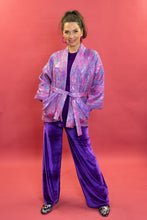 Load image into Gallery viewer, Kimono Jacket in Pink &amp; Purple