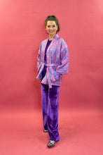 Load image into Gallery viewer, Kimono Jacket in Pink &amp; Purple