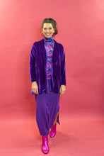 Load image into Gallery viewer, Velvet Jacket in Purple