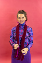 Load image into Gallery viewer, Long Sleeved Turtleneck in Purple Marble