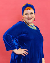 Load image into Gallery viewer, Velvet Headband in Royal Blue