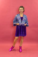 Load image into Gallery viewer, Velvet Swing Dress in Purple