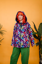 Rain Coat in Rainbow Circle - Megan Crook