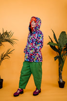 Rain Coat in Rainbow Circle - Megan Crook