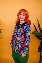 Rain Coat in Rainbow Circle - Megan Crook