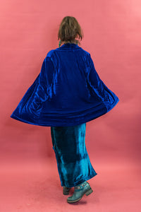 Velvet Jacket in Royal Blue