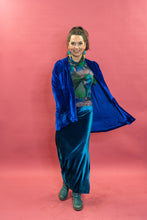 Load image into Gallery viewer, Velvet Jacket in Royal Blue