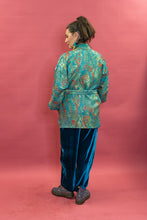 Load image into Gallery viewer, Kimono Jacket in Green Paradise