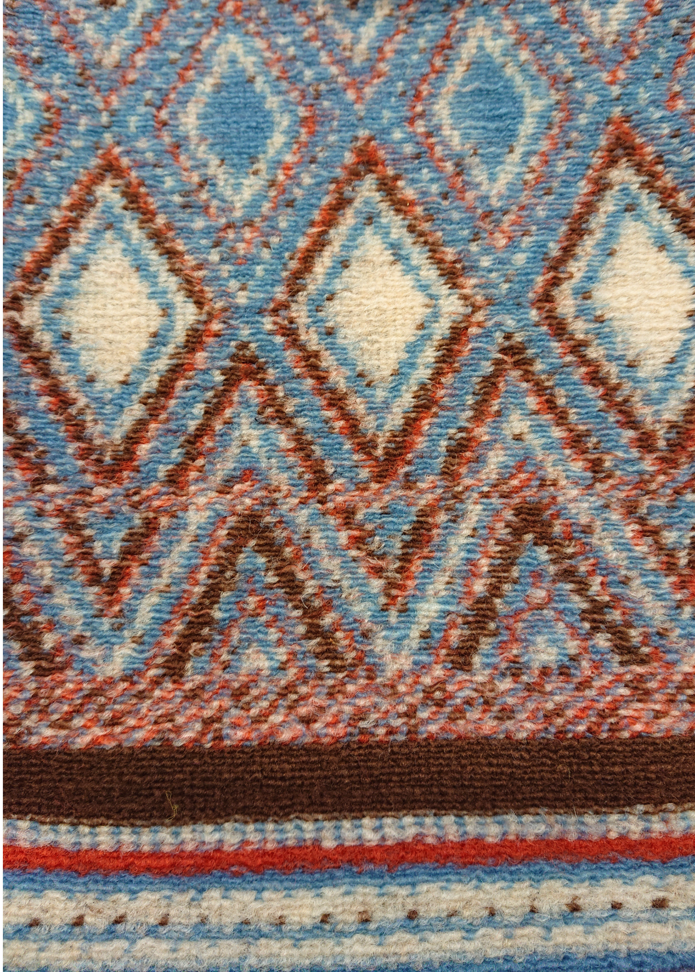 Knitted Colour Block Pullover in Pattern Clash - Megan Crook