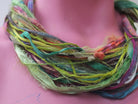 Silk Yarn Necklace in Citrus Multi - Megan Crook