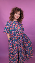 Load image into Gallery viewer, Smock Dress in Flaming Hearts