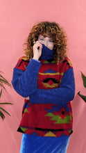 Load image into Gallery viewer, Knitted Pullover in Red Aztec