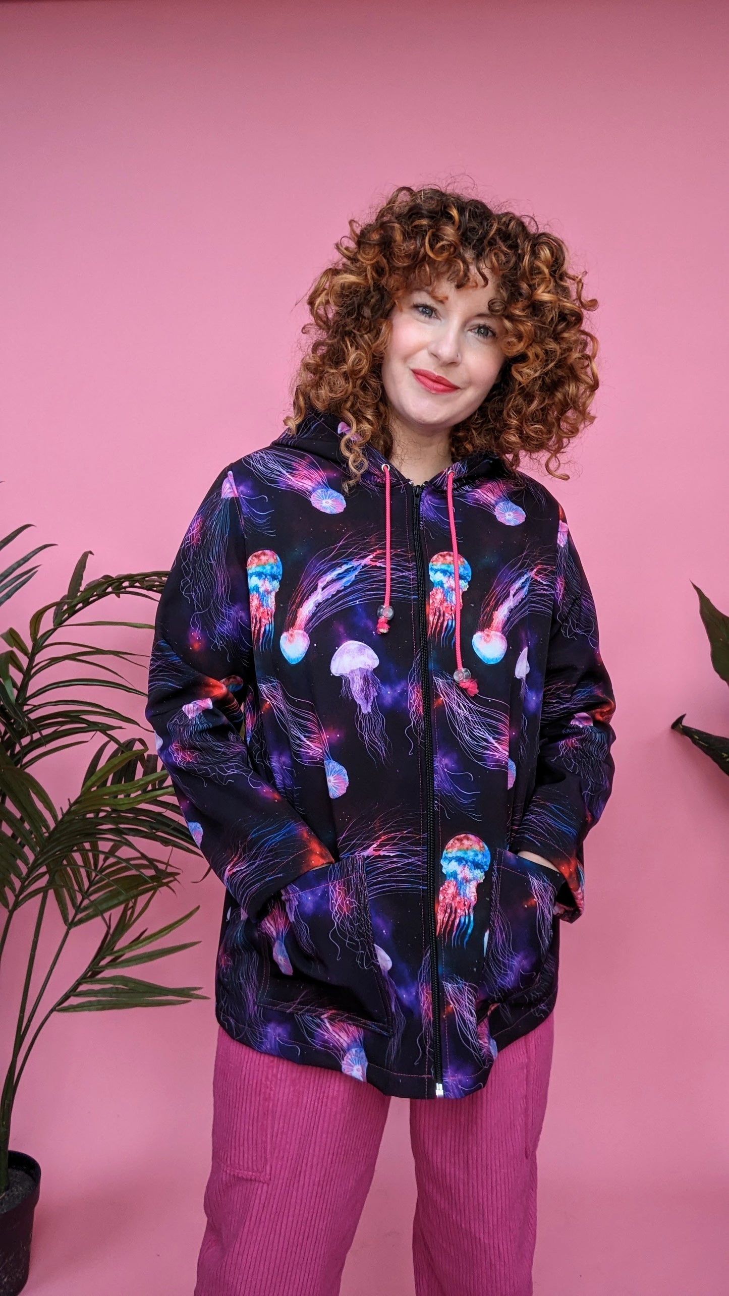 Rain Coat in Jellyfish Print
