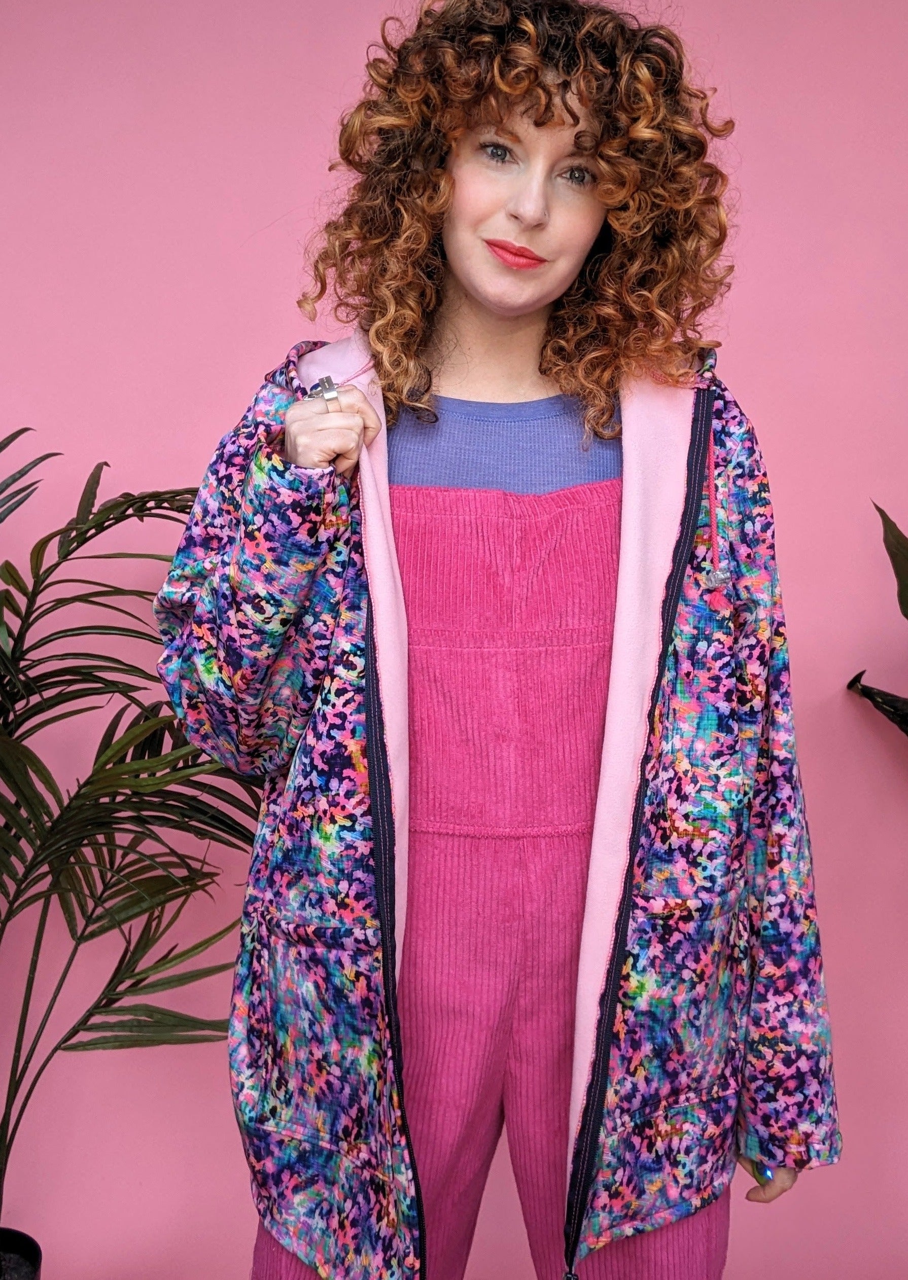 Rain Coat in Multi Leopard - Megan Crook