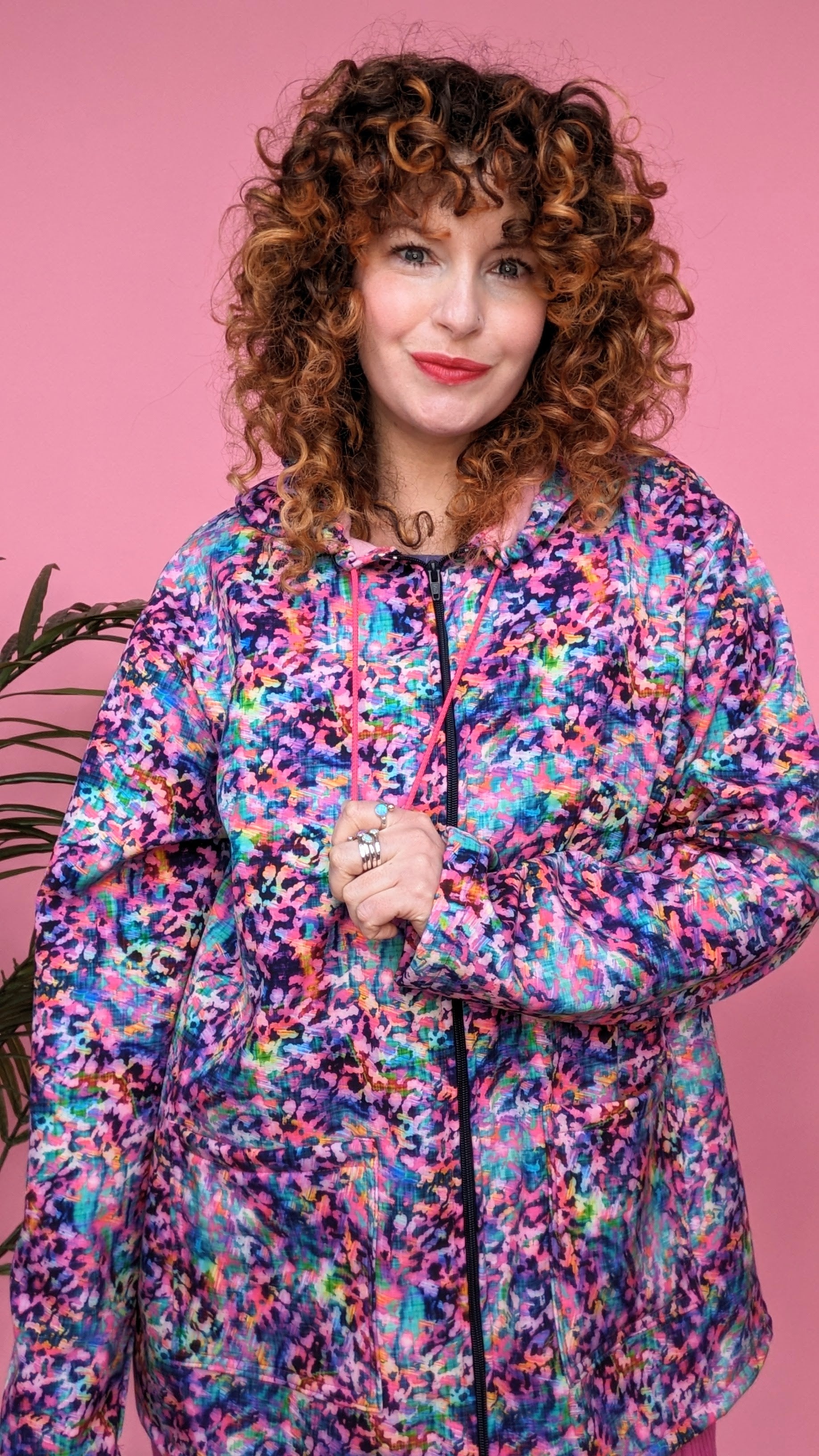 Rain Coat in Multi Leopard - Megan Crook