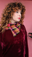 Load image into Gallery viewer, Woven Neck Wrap in Pink Houndstooth
