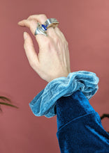 Load image into Gallery viewer, Hair Scrunchie in Sage Velvet
