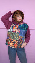 Load image into Gallery viewer, Hooded Pullover in Liberty Patchwork